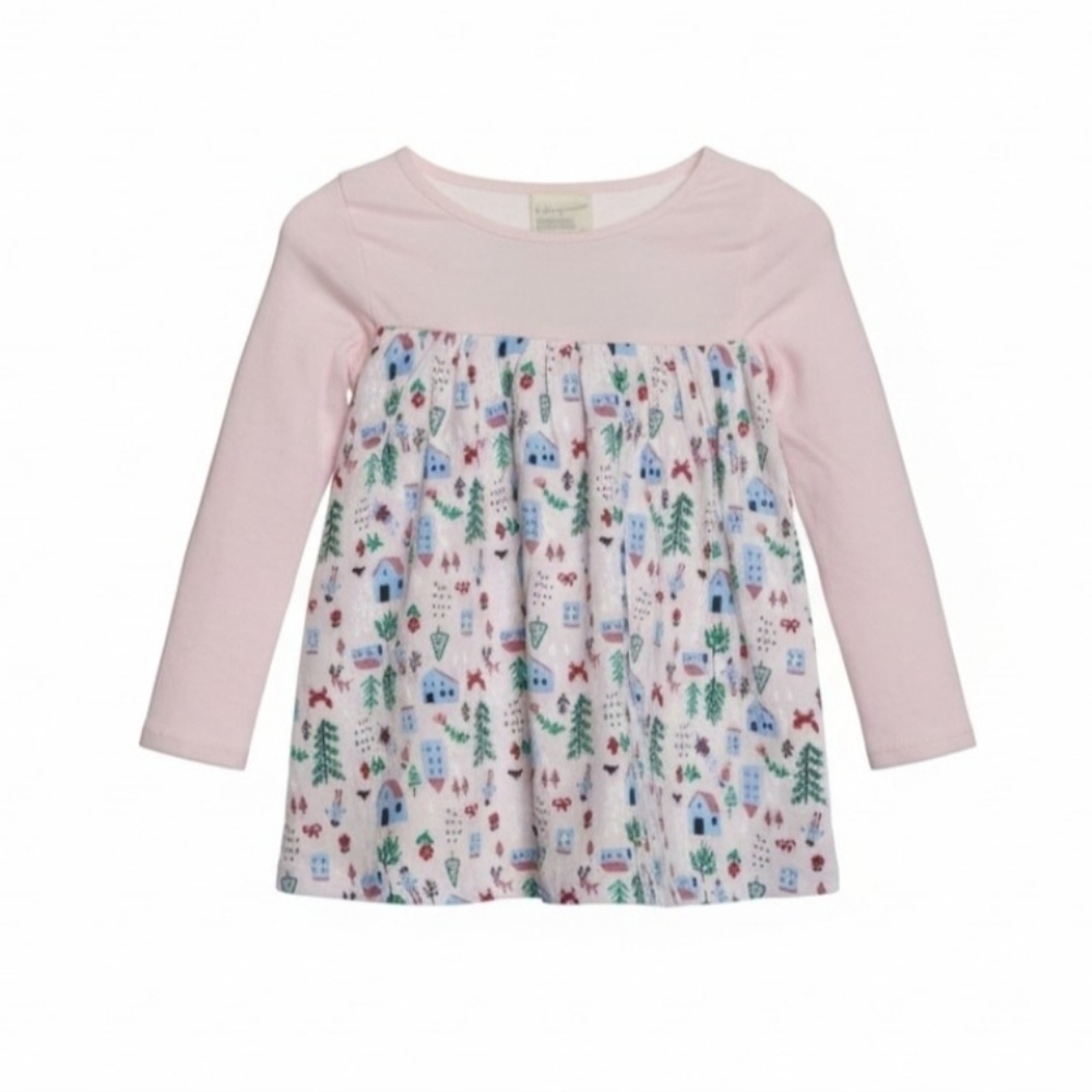 First Impressions Cute Adorable Comfy Pink Patterned Girls Shirt NWT 18 Months